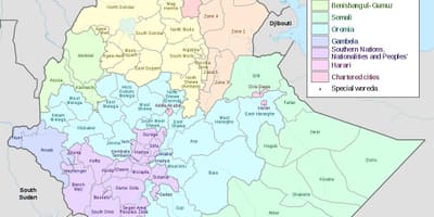 Hawassa Eþíópíu kort