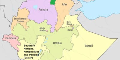 Eþíópíu tigray kort